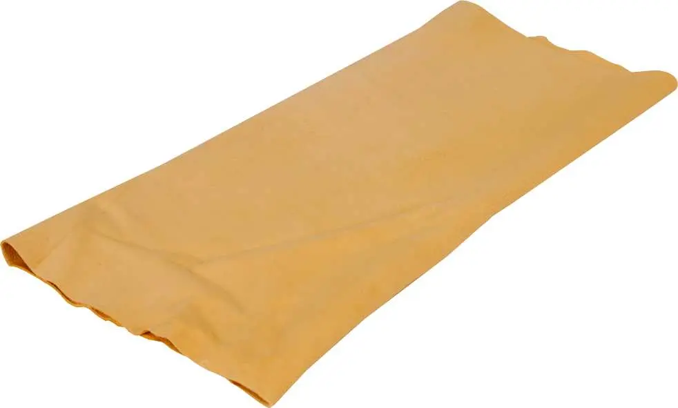 Peau de chamois naturelle 54x37 5 pièces
