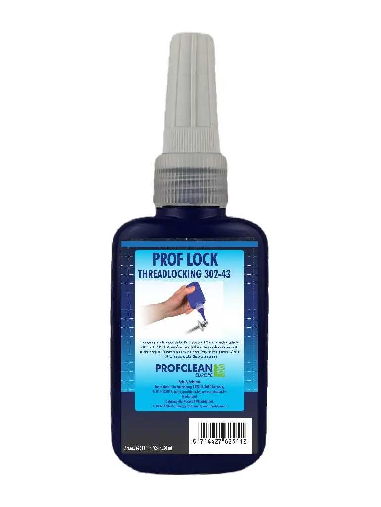 Prof Lock Threadlocking Blauw 302-43 50ml