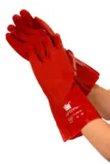 Werkhandschoen pvc premium Red 350 mm cat 3