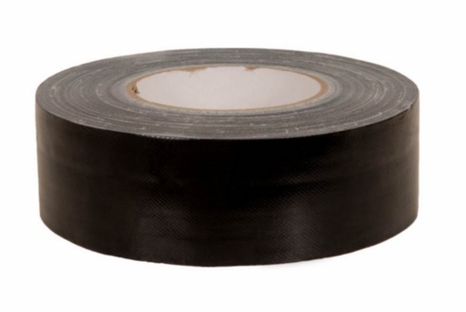 [786] Waterproof textiel tape zwart 50mmx50m